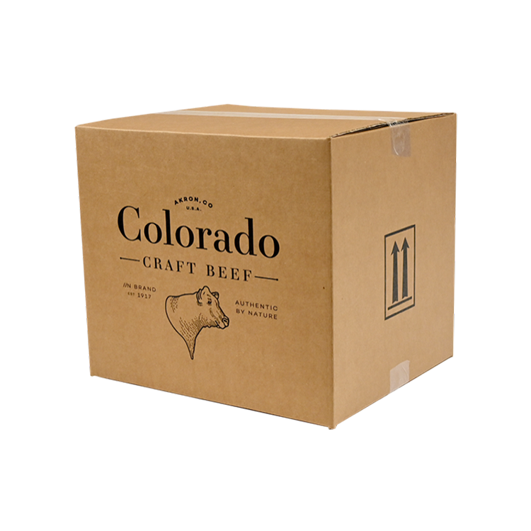 Colorado Craft Beef Direct Print Corrugated Box 3