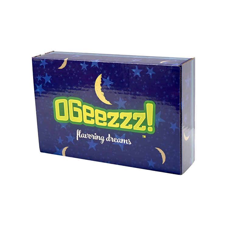 Custom Box Litho Label Gloss for Ogeez Blue Closed