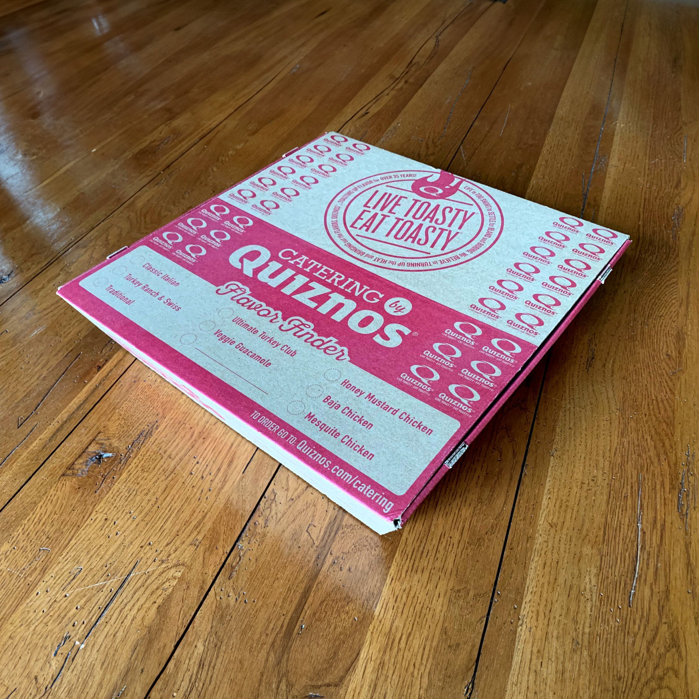 Quiznos Catering Box_Flexo Print 1a