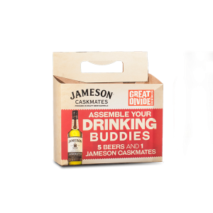 Jameson and Great Divide Co-Branded Packaging