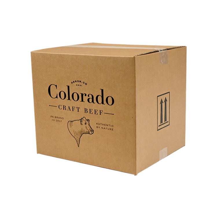 Colorado Craft Beef Direct Print Corrugated Box 3