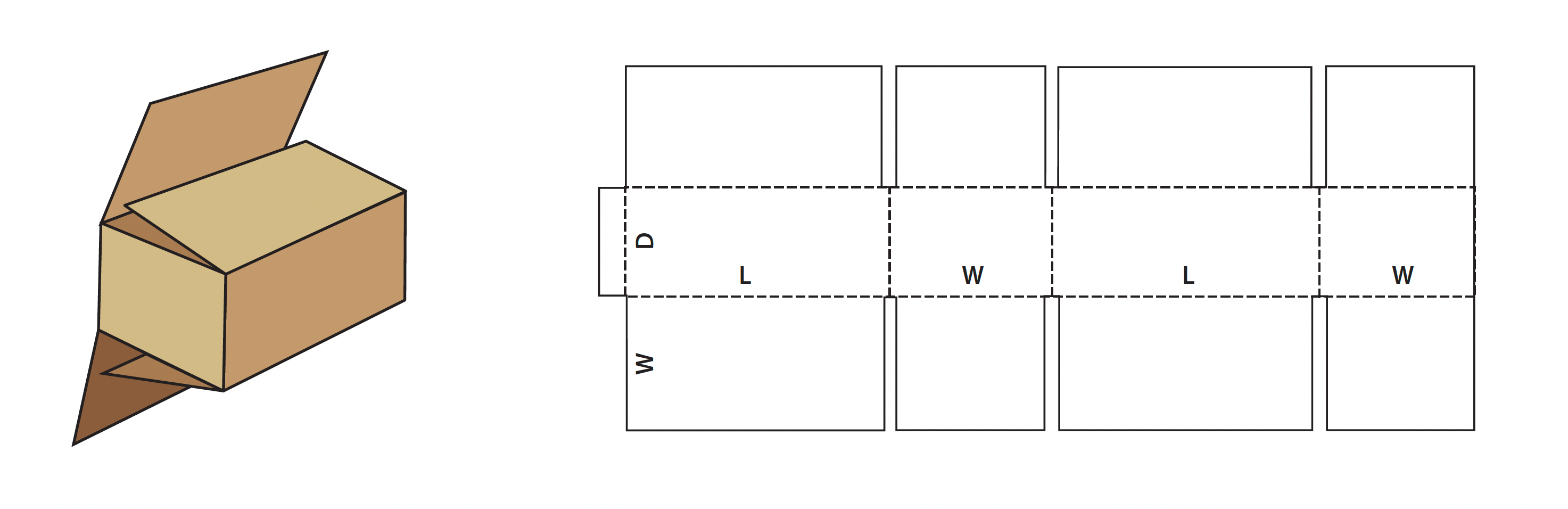 full overlap slotted container