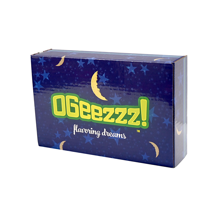 Custom Box Litho Label Gloss for Ogeez Blue Closed